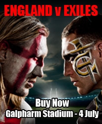 England vs. Exiles